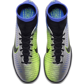 Nike Mercurial X Victory 6 Df Neymar Tf 921514 407 scarpa da calcio verde, blu, grigio/argento blu 1