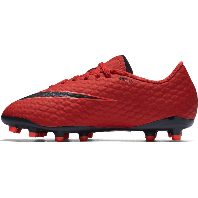 Nike Hypervenom X Phelon Iii Fg Jr 852595 616 scarpe da calcio rosso 1