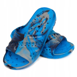 Pantofole per bambini Aqua-Speed ​​Patmos 01 blu 1