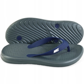 Nike Solay Thong 882690 001 Ciabatta da uomo blu navy grigio 2