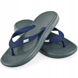 Nike Solay Thong 882690 001 Ciabatta da uomo blu navy grigio 1
