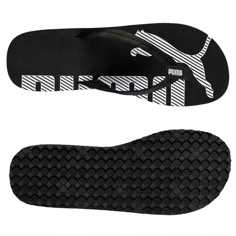Pantofole Puma Epic Flip V2 da uomo nere e bianche 360248 03 bianco nero 1
