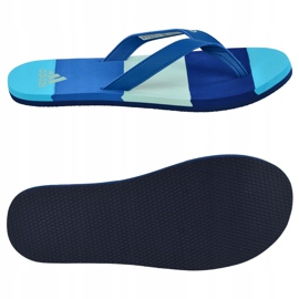 Ciabatte Adidas Eezay Striped BA8808 blu navy blu 1