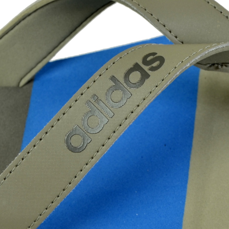 Ciabatte Adidas Eezay Striped BA8809 blu grigio 2