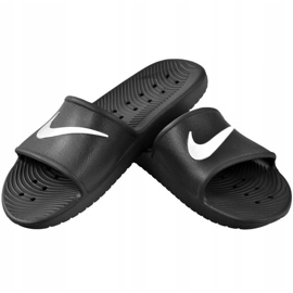 Nike Kawa Shower 832528 001 pantofole da uomo nero 1