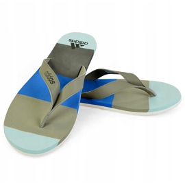 Ciabatte Adidas Eezay Striped BA8809 blu grigio 1