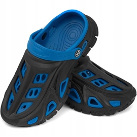Pantofole da bambino Aqua-Speed ​​Miami nero blu navy 01 1