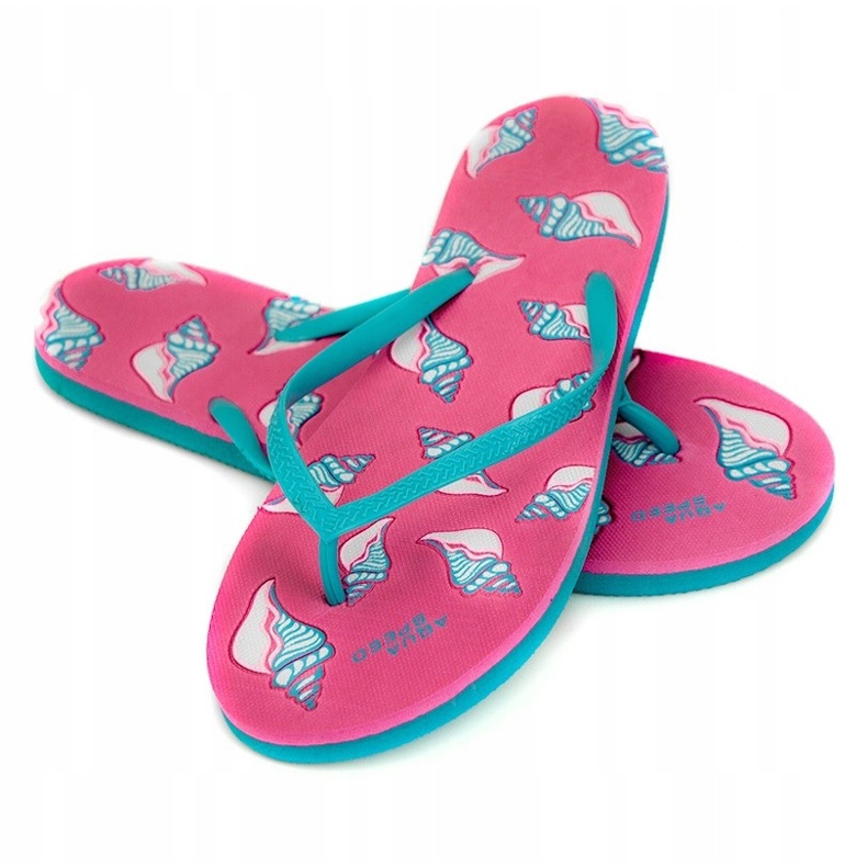 Ciabatte Aqua-Speed ​​Napoli rosa blu 03 1