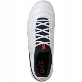 Scarpe da calcio Puma One 17.3 Fg Jr 104442 01 bianca 1