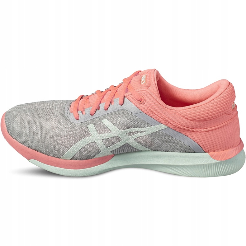 Asics Fuze X Rush T768N-9687 scarpe da corsa da donna rosa grigio 1