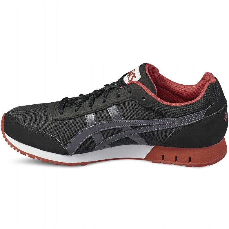 Asics Curreo HN537-9095 scarpe da uomo nero rosso 1