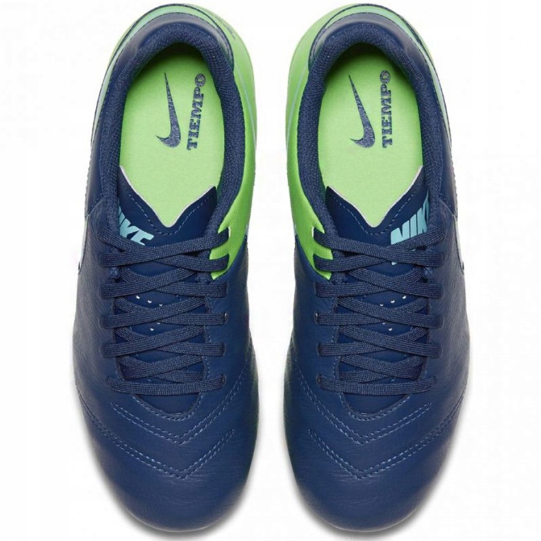 Nike Tiempo Legend Vi Fg Jr 819186 443 scarpe da calcio blu navy 1