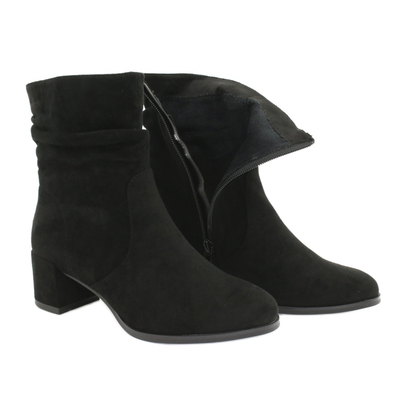 Stivali Neri Scamosciati Sergio Leone BT155 nero 3