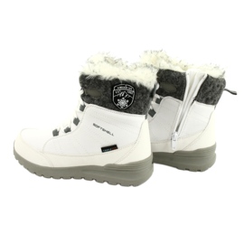 Doposci softshell con membrana American Club SN26/20 bianco bianca grigio 3
