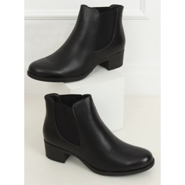 Stivaletti Chelsea neri da donna 8B875 Black nero 1