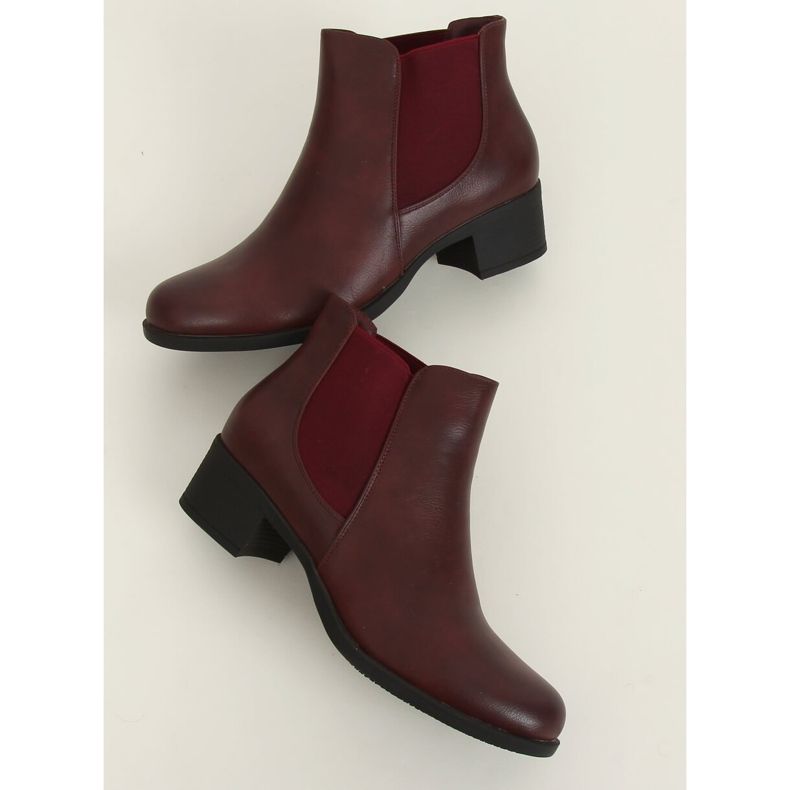 Maroon 8B875 Stivali da vino per donna rosso 1