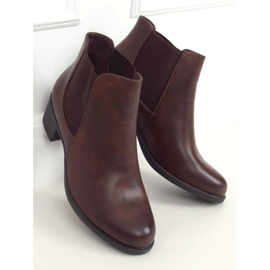 Stivaletti Chelsea marroni da donna 8B875 Brown marrone 1