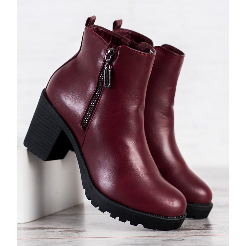 Small Swan Stivali da donna caldi rosso 2