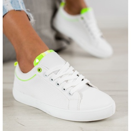 SHELOVET Sneakers Alla Moda Con Ecopelle bianco 2