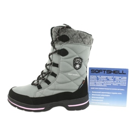 American Club Doposci softshell con membrana americana SN19/20 nero rosa grigio 5