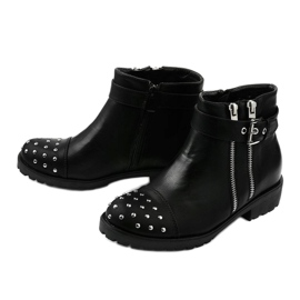 Stivaletti neri con borchie Oress nero 2