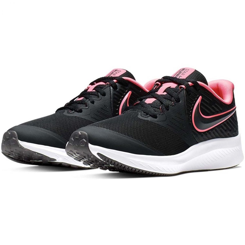 Nike Star Runner 2 Jr AQ3542 002 scarpe nero rosa 2