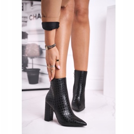 FG2 Stivali Da Donna Con Tacco Nero Prudence 1