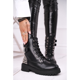 FRGIV Stivali Da Donna Con Strass Neri Feel Your Touch nero 1