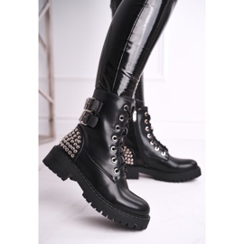 FRGIV Stivali Da Donna Con Strass Neri Feel Your Touch nero 2