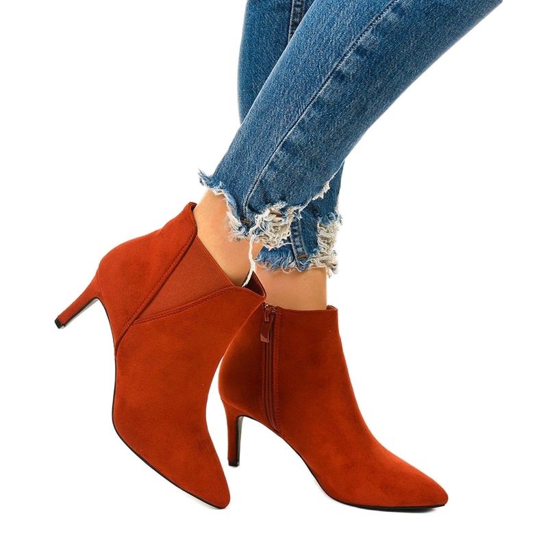 Stivaletti rossi con elastico Pattera rosso 1