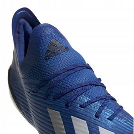 Scarpe calcio adidas X 19.1 Fg blu EG7126 1