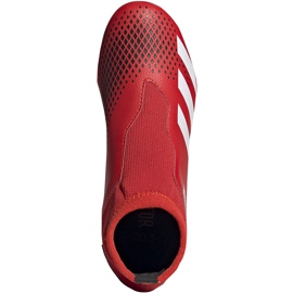 Scarpe da calcio Adidas Predator 20.3 Ll Fg Jr EF1907 rosso nero rosso 1