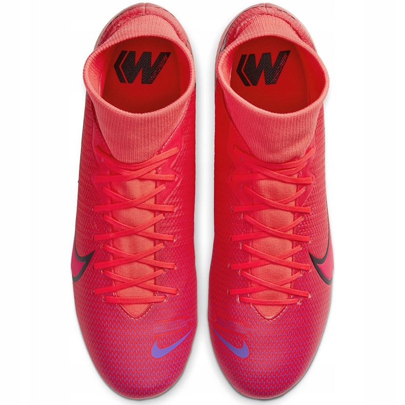 Nike Mercurial Superfly 7 Academy FG / MG AT7946 606 scarpe da calcio blu navy rosso 1
