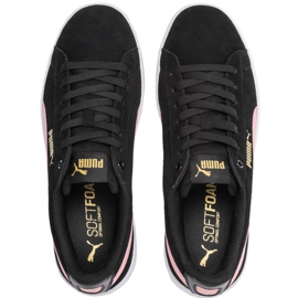 Puma Vikky v2 W 369725 11 scarpe nero rosa d'oro 1