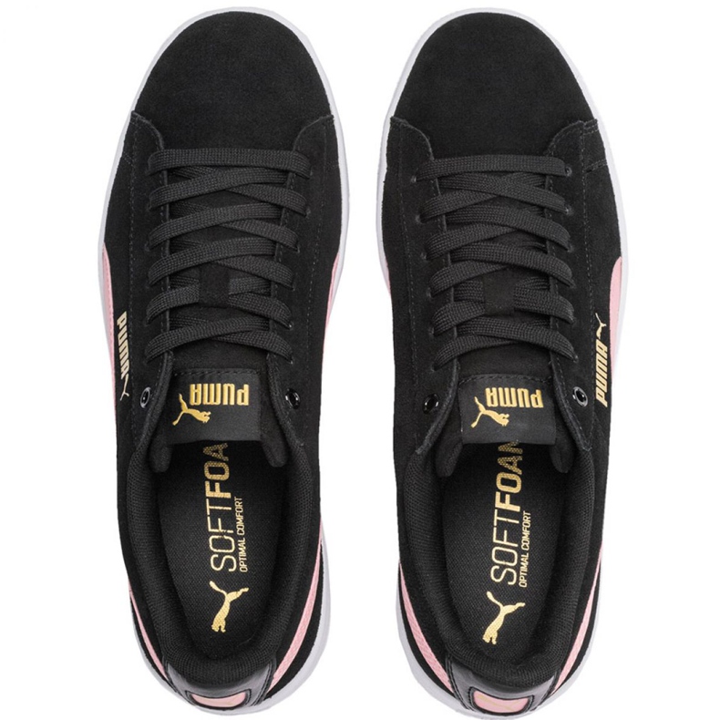 Puma Vikky v2 W 369725 11 scarpe nero rosa d'oro 1