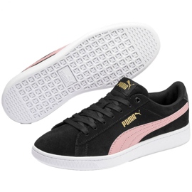 Puma Vikky v2 W 369725 11 scarpe nero rosa d'oro 2