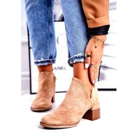 MSMG Stivaletti Donna Cut Out Beige Mini Meliori 1