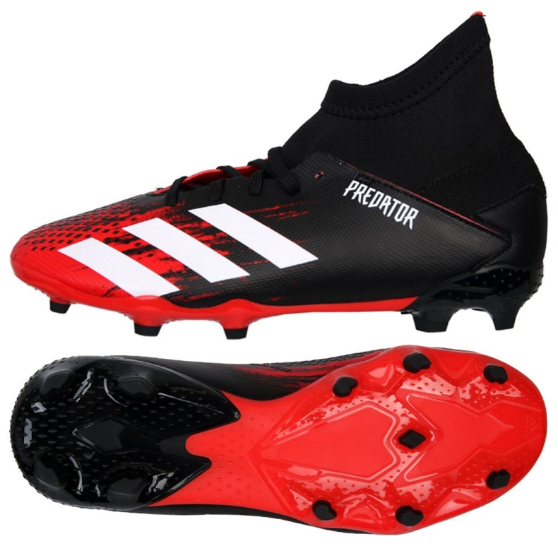 Scarpe da calcio Adidas Predator 20.3 Fg Jr EF1930 rosso 4