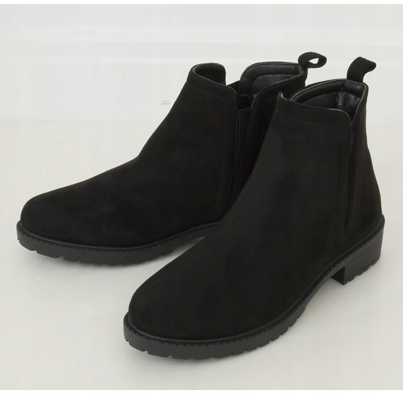 Stivaletti Chelsea neri da donna JB044 Black nero 2