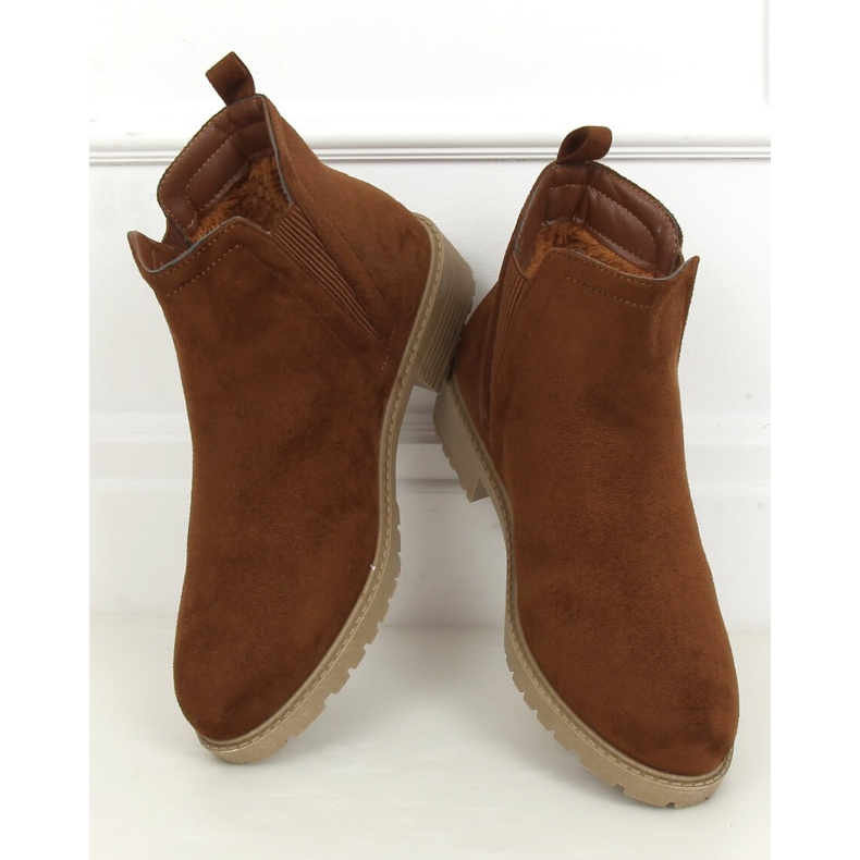 Stivaletti Chelsea marroni da donna JB044 Brown marrone 1