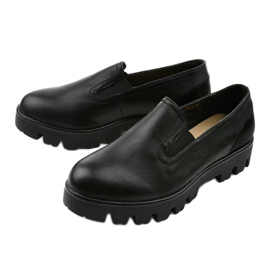 Scarpe slip-on da donna Black Crash nero 2