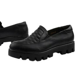 Scarpe slip-on da donna nere di Ramsgate nero 1