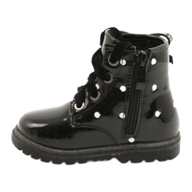 Evento Stivali da bambina, fiocco laccato 20DZ60-3246 nero 1