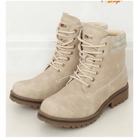 Stivali da donna beige in legno 312-PA Beige 1