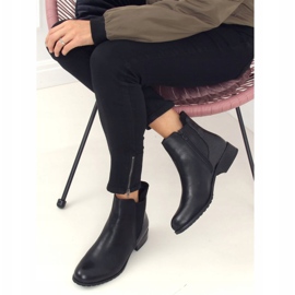 Stivaletti Chelsea neri da donna 88175 Nero 1