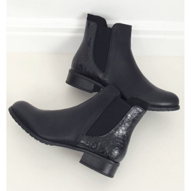Stivaletti Chelsea neri da donna 88175 Nero 2