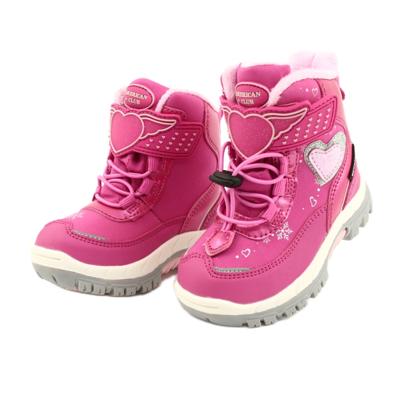 Stivali softshell American Club con membrana HL48 / 20 rosa argento 2