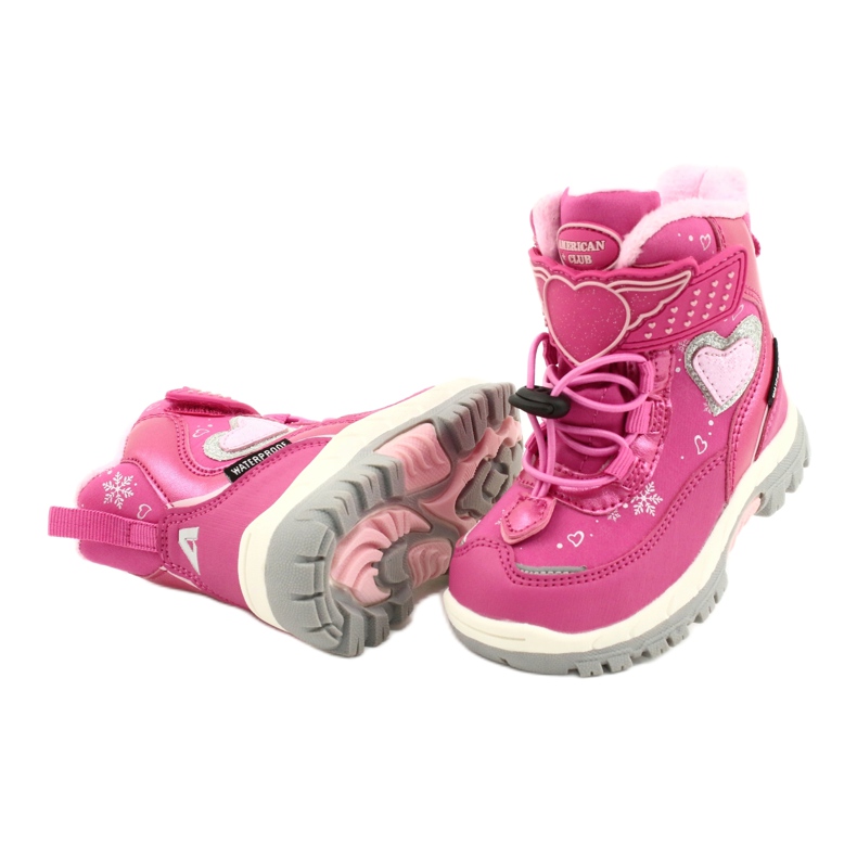 Stivali softshell American Club con membrana HL48 / 20 rosa argento 3