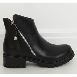 Stivali neri sulla protezione K-9996-2 Black nero 1