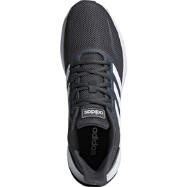 Scarpe da uomo Adidas Runfalcon grigie F36200 nero 1
